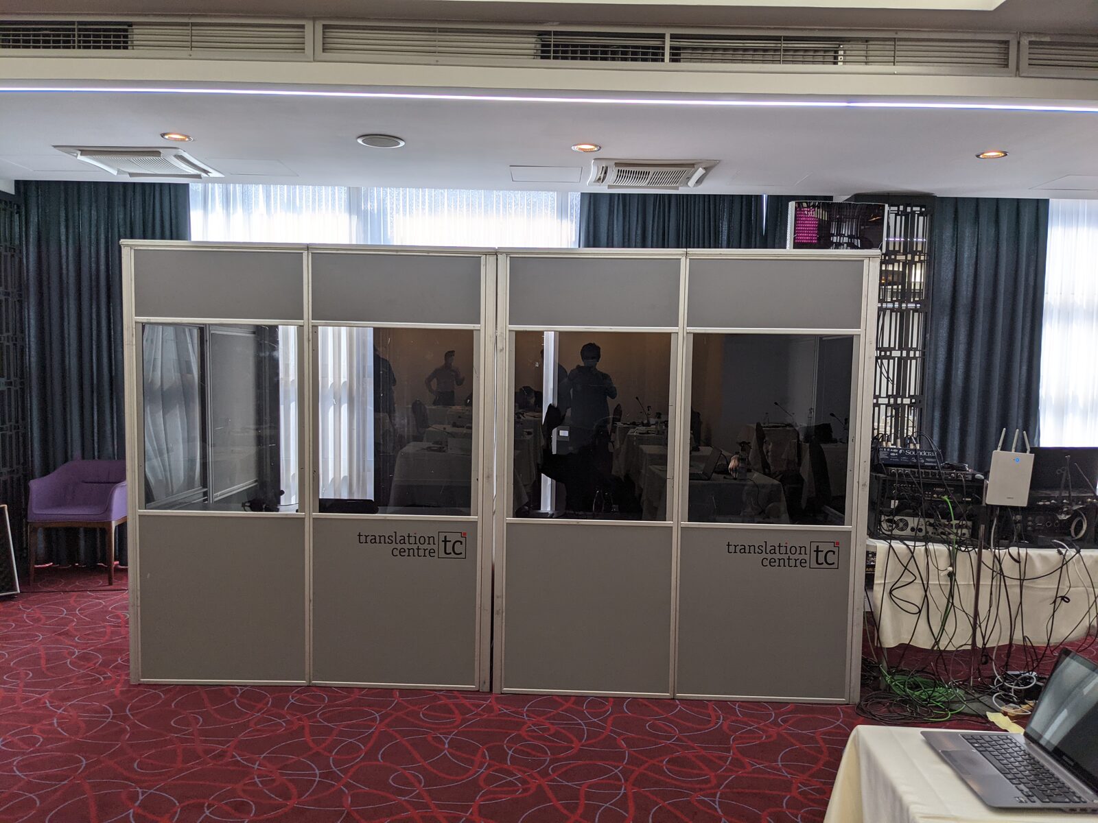 ISO 17651-2 interpretation booths set up in Prishtina